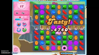 Candy Crush Level 1045 Audio Talkthrough, 1 Star 0 Boosters