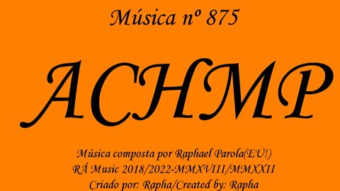Música nº 875-ACHMP