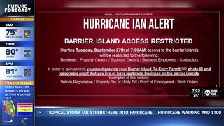 Mandatory evacuation orders for Zones B and C in Pinellas County officially in effect
