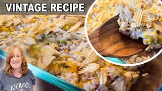 Vintage CHICKEN SALAD Casserole, A Delicious Easy Dinner