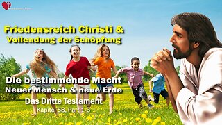 Friedensreich Christi und Vollendung... Der neue Mensch und die neue Erde ❤️ Das Dritte Testament Kapitel 58-1