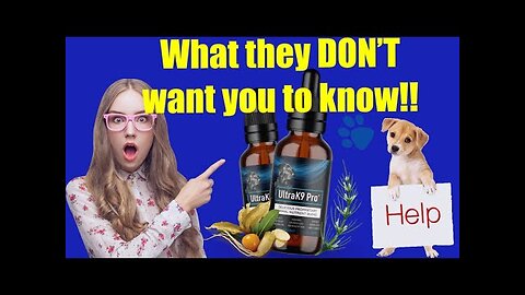 Ultrak9 Pro Review - ((ALERT)) - Ultra k9 Pro Dog Supplements - UltraK9Pro