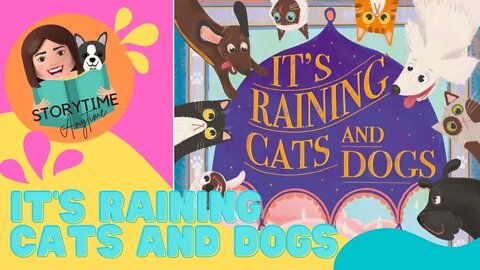 Australian Kids book read aloud - It's Raining CATS and DOGS by M.Drew