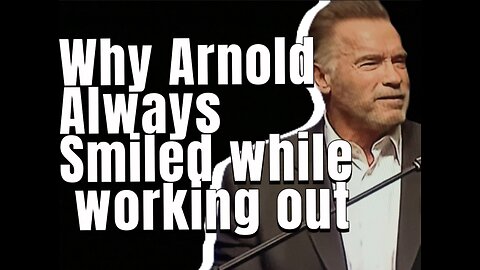 Why Arnold Schwarzenegger always smiled while working out #gymbro #Gym motivation