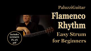 Flamenco Guitar Lessons for Beginners [Easy Strum Rhythm]