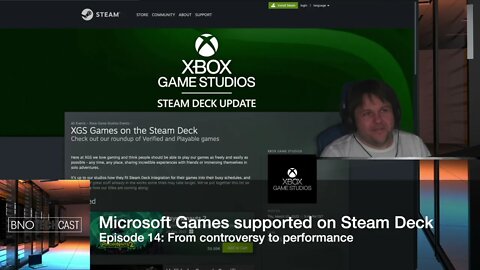 Microsoft Games supported on Steam Deck