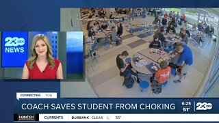 Check This Out: Coach saves student from choking