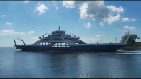 Russia's MoD Opened A Regular Ferry Line For The People In The DPR, LPR & Mariupol
