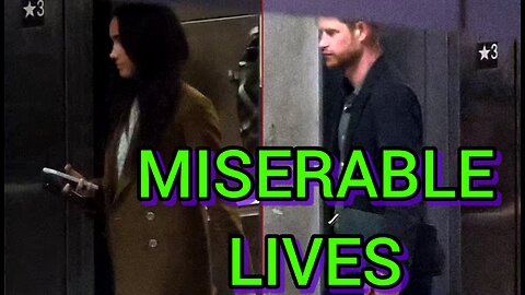 Harry and Meghan Back in Los Angeles Looking Miserable