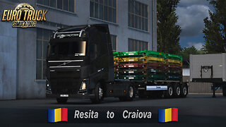 ETS2 | Volvo FH16 500 | Resita RO to Craiova RO | FlatRack Container Stacked 14t