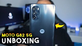 Moto G82 5G, com SOM ESTÉRIO e TELA AMOLED! Unboxing e Impressões