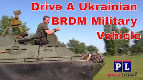 Drive a Ukrainian Military Armored vehicle In Kherson Ukraine