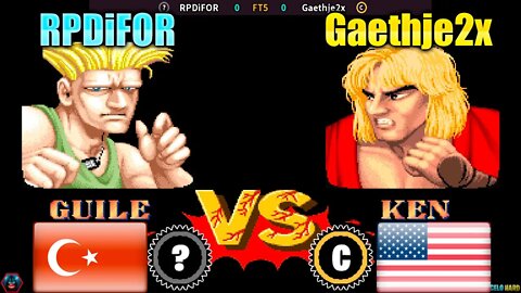 Street Fighter II: The World Warrior (RPDiFOR Vs. Gaethje2x) [Turkey Vs. U.S.A.]