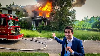 Started House Fire for Views...