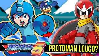 MEGAMAN 5 - PROTOMAN é o VILÃO ?! Protoman vs Mega man #shorts