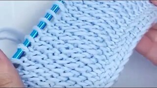 🧶Super Easy Tunisian Crochet Baby Blanket For Beginners