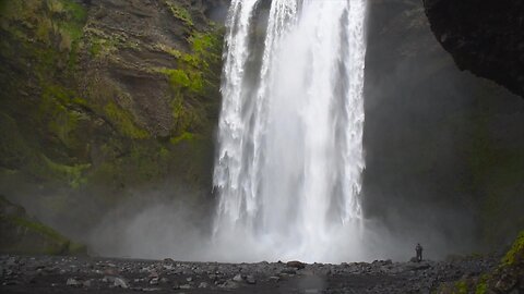 A waterfall somewhere in africa very cool code