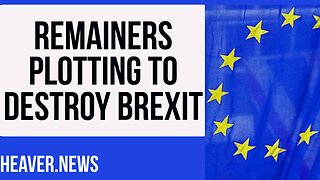 Hardcore Remainers Now Plotting To DESTROY Brexit