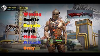 COD Battle Royale Win With A knife | 12 Kills | New Challenge for you