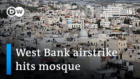 Israeli airstrike hits mosque compound in West Bank refugee camp