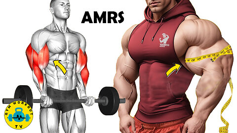 12 Best Exercises For Wider Arms | Arm Workout At Gym