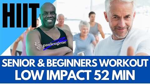 Get Back in Shape with this Low Intensity HIIT Exercise Challenge - for Beginners & Seniors! 52 Min