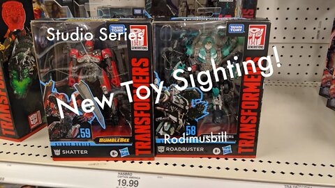 Studio Series OFFROAD BUMBLEBEE (#57), ROADBUSTER (#58), SHATTER (#59) *NEW TOY SIGHTING*