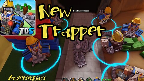 AndersonPlays Roblox ⚠️TRAPS!⚠️ Tower Defense Simulator - Trapper Tower Review