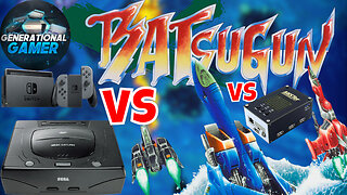 Batsugun 'Sega Saturn' Edition (Saturn VS MiSTer FGPA VS Switch)