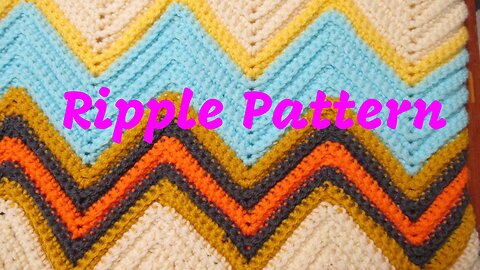 Ripple Crochet Pattern