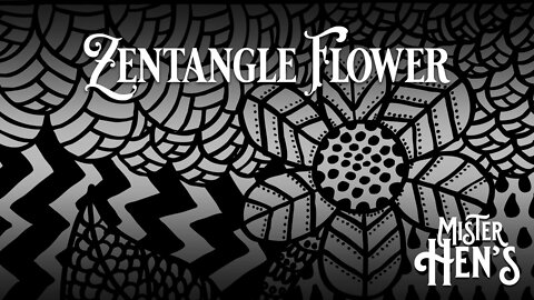 Zentangle Flower