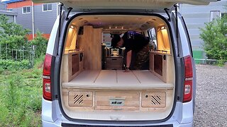 Used van comfortable camper manufacturing process