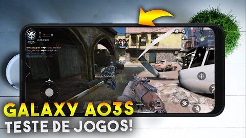 Galaxy A03s - Teste de JOGOS! COD Mobile, Asphalt 9 e Free Fire será que roda liso?