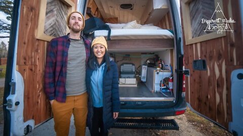 Van Life Tour | She converted a Sprinter in 2 months into an amazing tiny home on wheels.