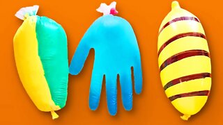 Making SLIME with Clay Bags and Foam ASMR