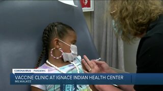 Vaccine clinic at Ignace Indian Health Center