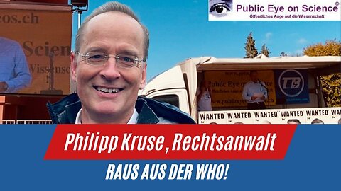 Philipp Kruse, Rechtsanwalt | Raus aus der WHO!