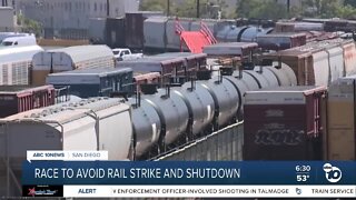 Race to avoid rail strike and shutdown