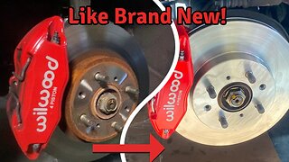 How to get rust off your rotors FOR GOOD! Make them like new! Diy painting rotors.