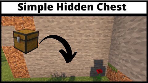 How To Make Secret Chest in Minecraft || Simple Hidden Chest