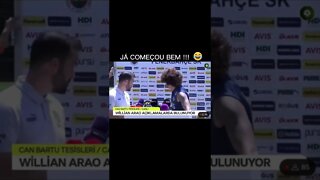 WILLIAN ARÃO JÁ COMEÇA BEM NO SEU NOVO CLUBE!!!