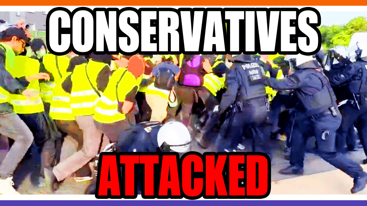 Antifa Attack Conservative Rally