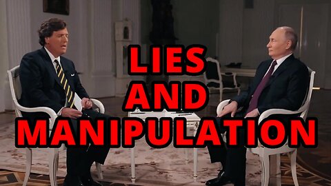 Lies and manipulation: Tucker Carlson’s interview with V. Putin (history of Poland)
