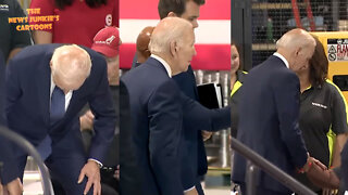 Just watch, no comment: Biden interacts with around 60 supporters at his "2 words" rally.