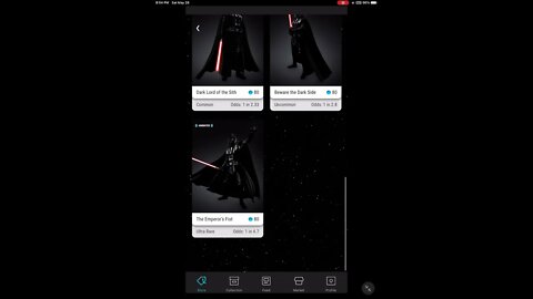 Vader NFT On VeVe Star Wars Dark Side Collection