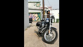 Harley Dyna Super Glide start up