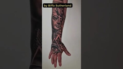 Stunning work by Biffa Sutherland #shorts #tattoos #inked #youtubeshorts