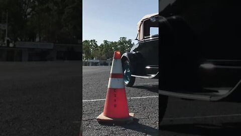 Antique Model A Ford can't maneuver in modern traffic?