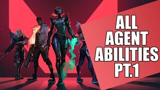 Valorant All Agent Abilities & Ultimates - Sage, Phoenix, Raze, Jett, Brimstone Beta Part 1