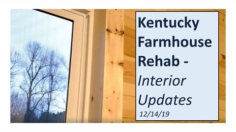 Kentucky Farmhouse Rehab Interior Updates diy accent wall